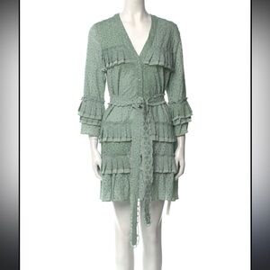 Alexis Green Ruffled Dress NWT